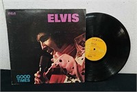Vintage Elvis Good Times LP looks like it's in