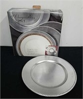 Set of 7 13-in charger plates
