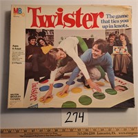 1970's Twister Game- Box Corner has water damage