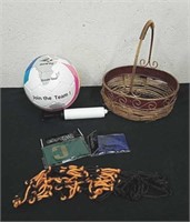 Rawxy soccer ball with pump, wire basket, wrist
