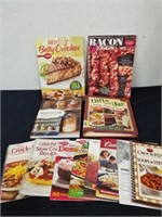 Group of vintage cookbooks