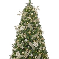 KI Store 7ft White Christmas Tree with