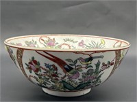 Vintage Chinese Canton Famille Rose Bowl