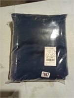Nice Town 80" X 84" Blackout Navy Curtains