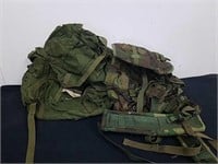 Two military soft packs