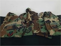 Four medium military shirts