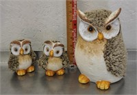Owls Redware pottery