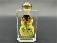 Vintage Unique Glass Chinese Snuff Bottle