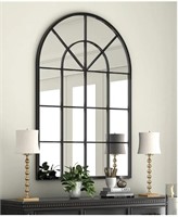 Arched Window Finished Metal Mirror - 32Ã—45 Inch