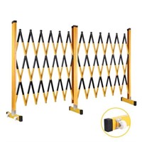 Expandable Barricade with Casters, 16ft Flexible