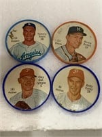 4- Sherriff Baseball coins 1962