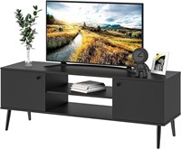 Furtble Tv Stand With Storage, Wood Media Console
