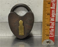 Vintage padlock, no key, see pics