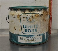 25 Lb. White Rose grease can