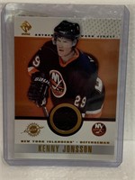 Hockey jersey card  Kenny  Jonson
