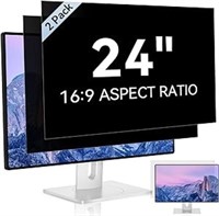 24 Inch (2 Pack) Computer Privacy Screen For 16:9