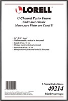 Lorell U-channel Poster Frame