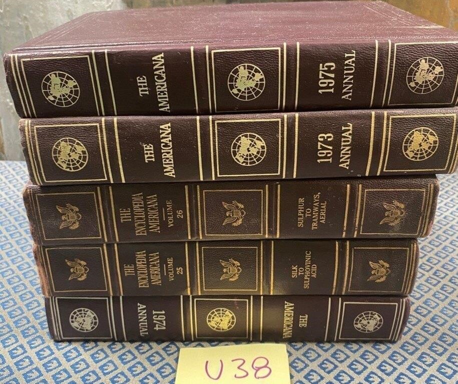 11 - LOT OF 5 HARDBOUND BOOKS (U38)