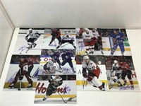 10 Signed Hockey 8x10 Photos