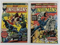 Marvels Inhumans Vol.1 Nos.1 & 2 1975