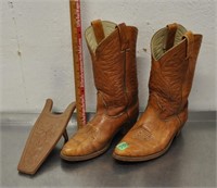 Cowboy boots & puller, see pics