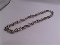 Sterling Heavy Chain2Chain 16" Necklace 92g RiPKA