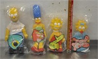 Simpson's stuffies figures, unused, see pics