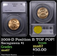 2009-D Position B Sacagawea Dollar $1 TOP POP! Gra