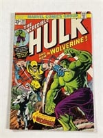 Marvels Hulk No.181 1974 1st Wolverine