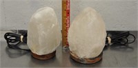 2 Himalayan salt rock lamps, tested