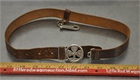 Girl Guides Canada leather belt