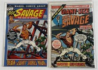 Marvel Doc Savage No.1 1972 + Giant-Size No.1 1975