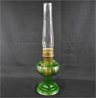 Aladdin Green Depression Beehive Glass Lantern