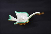 Murano Art Glass Duck Bowl