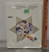 1987 Canada souvenir postage stamps set