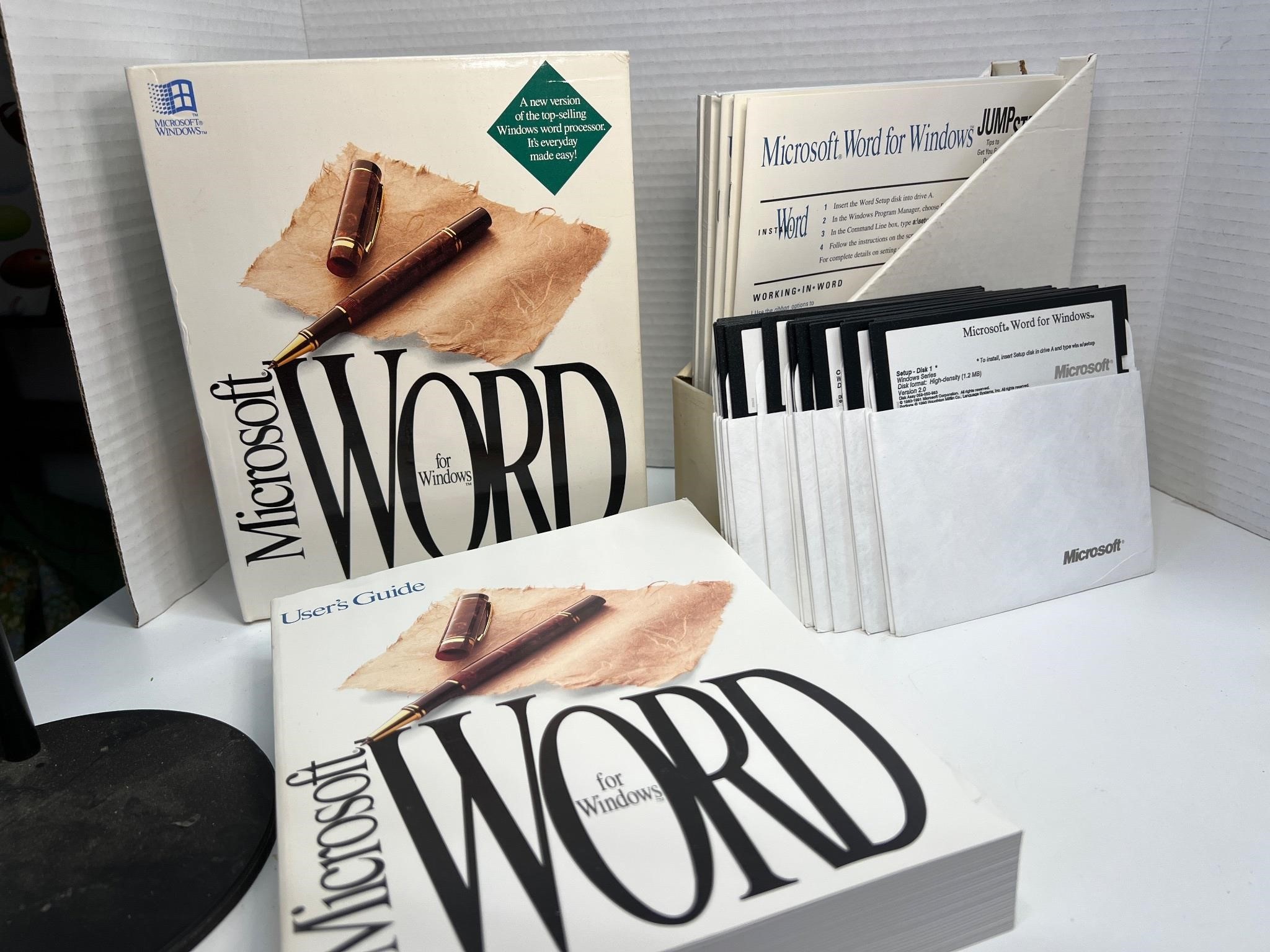 1991 Microsoft Word for Windows
