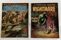 Skywald Nightmare Magazine Nos.3 & 10 1971-72