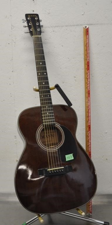 MANN acoustic guitar, stand not included