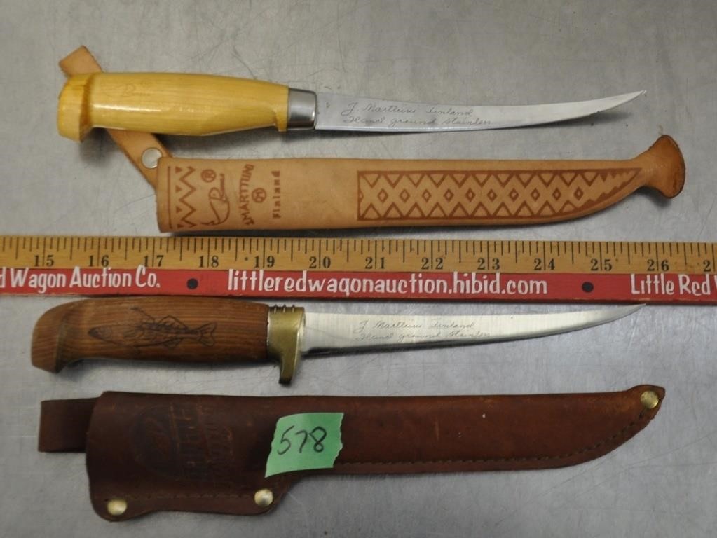 Rapala Marttiini fishing knives, see pics