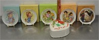 Heart shaped  box, AVON Mother's Day plates