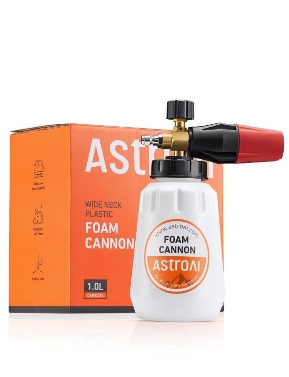 AstroAI Foam Cannon, Heavy Duty Car Foam Blaster