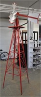Vintage 8ft metal windmill