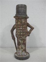 7" Antique Mr. Peanut Cast Iron Bank
