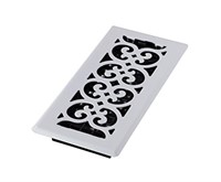 Decor Grates FS410-WH 4-Inch by 10-Inch Scroll