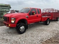 2002 Ford 350 Flatbed Truck.