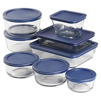 Anchor Hocking Glass Storage Containers Set with