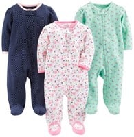 Simple Joys by Carter's Baby Girls' Cotton Footed