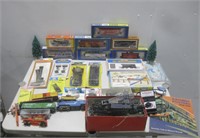 Assorted HO Trains & Accessories Some NIP Untested