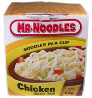 12 pcs 64g Mr. Noodles Chicken Cup