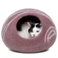 MEOWFIA Premium Felt Cat Bed Cave- Handmade 100%